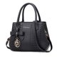 thumbnail image 4 of Bolso de mujer con textura de lazo en el hombro inclinado y gran capacidad con hilo de bordar, 4 of 6