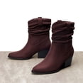 thumbnail image 4 of BURUDANI Women's Slouchy Western Ankle Boots, 4 of 6