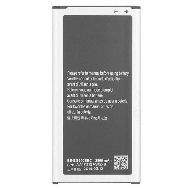 Naschrift Uittreksel Autonomie Replacement For Samsung Galaxy S5 / Active / Neo Battery 2800mAh  EB-BG900BBU - Walmart.com