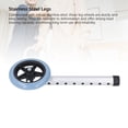 thumbnail image 4 of Walker Caster Wheels, Easy Installation Wheels for Walker 2pcs Strong Bearing Capacity Stainless Steel Legs Rollator Accessories Universal  for Disabled, 4 of 7