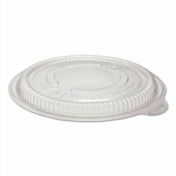 Anchor Packaging MicroRaves Incredi-Bowl Lid, For 18, 24, 32, 48 oz Incredi-Bowls, 8.5" Diameter x 0.63"h, Clear, 150/Carton -ANZ4338505