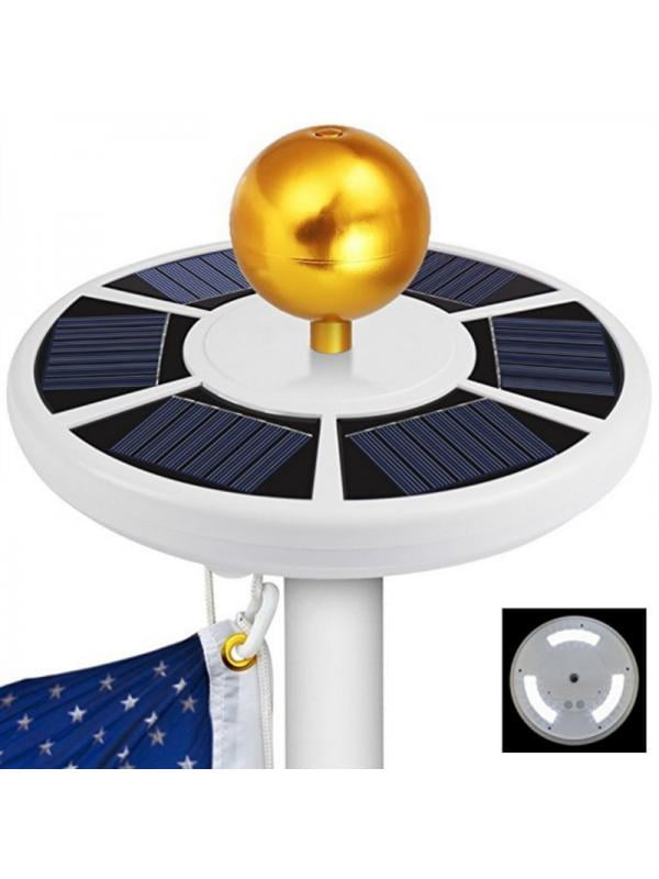 Solar Flag Pole Light 42 LED Flag Pole Lights Solar Powered Night Light
