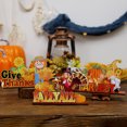 thumbnail image 3 of 3pcs Thanksgiving Table Wood Sign Decor Fall Themed Table Centerpiece Thanksgiving Home Decor, 3 of 8