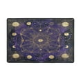 thumbnail image 2 of Non-Slip Area Rug 72"x48" Indoor Washable Floor Mats Carpet Printed for Living Room, Bedroom, Home Decor Gold Celestial Pattern, 2 of 7