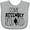 AC-Heather Grey, variant on Inktastic Some Assembly Required Right Leg Amputee Boys or Girls Baby Bib