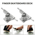 thumbnail image 4 of 200 Pcs 29mm Fingerboard Trucks Finger Skateboard Deck with Nuts with Spanner Screwdriver for Finger Skateboards, 4 of 8