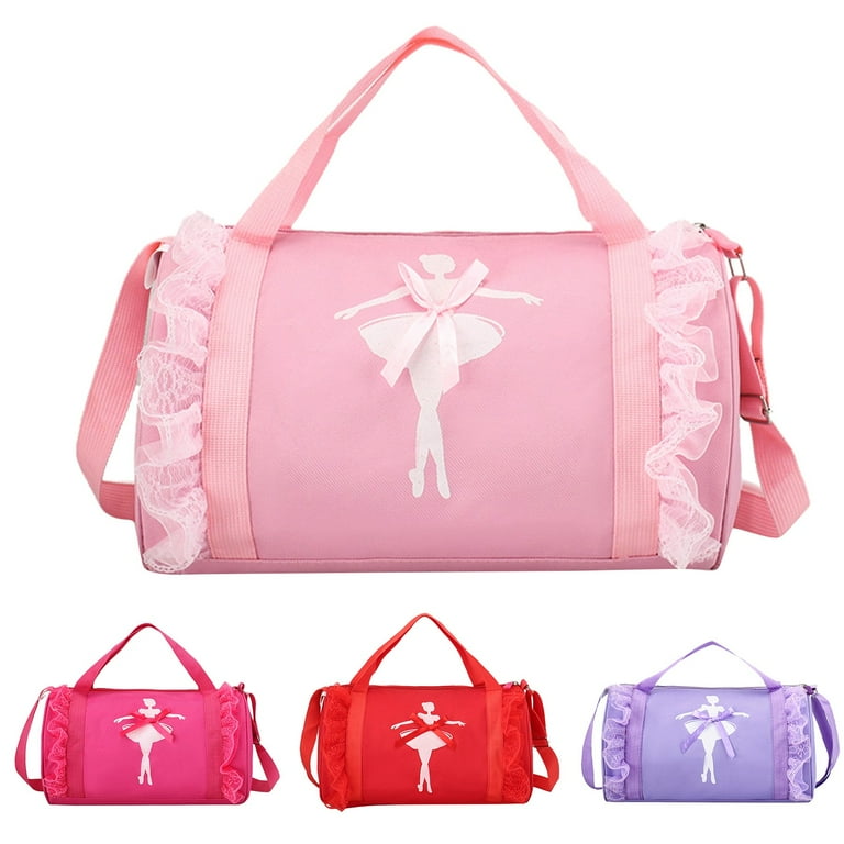 YTIANH Cute Ballet Dance Backpack Tutu Dress Dance Bag Dance Bag Waterproof Small Duffle Bag Ballet Bags Gym Bag Hot Pink Walmart
