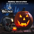 thumbnail image 4 of YSEECHENS Altavoz Bluetooth con forma de calavera, novedad, altavoces portátiles inalámbricos únicos con esqueleto, con luces para los ojos (negro), 4 of 5
