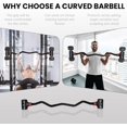 thumbnail image 2 of Hyperbell EZ Curl Bar - Adjustable Dumbbell to Curl Barbell Converter - Convert Dumbbells to Curl Barbell Set - Transform Your Workouts with the Hyperbell EZ Curl Bar, 2 of 5