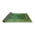 thumbnail image 2 of Ahgly Company Indoor Square Oriental Turquoise Blue Industrial Area Rugs, 3' Square, 2 of 4