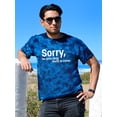 thumbnail image 2 of I Don't Want To Come Tie Dye Crystal Men -Image by Shutterstock, Male XX-Large, 2 of 4