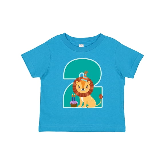 Inktastic 2nd Birthday Jungle Theme Boys or Girls Toddler T-Shirt