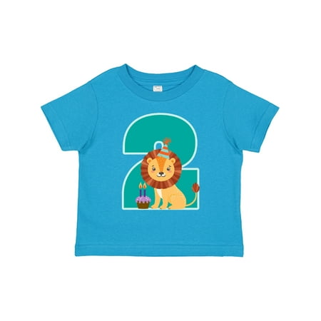 

Inktastic 2nd Birthday Jungle Theme Gift Toddler Boy or Toddler Girl T-Shirt