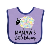 Inktastic Mamaw for Grandchild Girls Girls Baby Bib