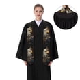 thumbnail image 4 of Fuzoiu Noble Style Bald Eagle Print Graduation Sash,Graduation Stole,Unisex Adult Graduation Stole Shawl 91" Long,for Academic Commencements Shawl-Flattened, 4 of 7