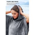 thumbnail image 4 of Towel Catalonia Surf Poncho con capucha y secado rápido, color gris, 4 of 8
