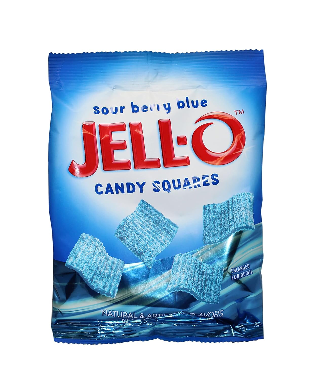 Morris National Inc JELL-O™ Sour Candy Squares | Sour Berry Blue