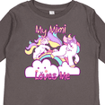 thumbnail image 4 of Inktastic My Mimi Loves Me Unicorn Girls Long Sleeve Toddler T-Shirt, 4 of 5