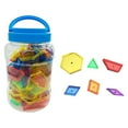 thumbnail image 4 of Mini Jar Set Sunnimix 140x Transparente Educativo Para Medición de Simetría de fracciones bloques clasificador de formas, 4 of 8