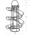 thumbnail image 2 of Spiral Egg Holder Freestanding Wire Egg Skelter Dispenser Rack Modern Spiraling Dispenser Rack up, 2 of 5