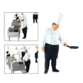 thumbnail image 4 of Figurines Figurines de Chef de Restaurant pour des Scènes Miniatures Chef, 4 of 8