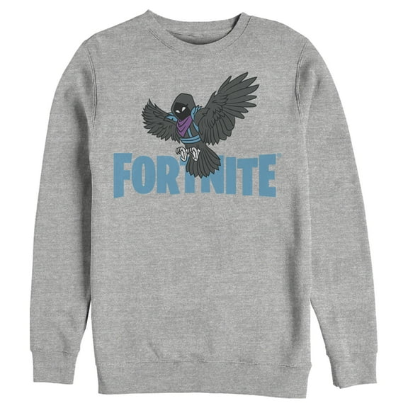 Men's Fortnite Raven Logo Sweatshirt Athletic Heather 2X Large