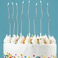 thumbnail image 6 of 24 Count Silver Spiral Metallic Birthday Candles, Cake Candles, Birthday Parties, Wedding Party, Spiral Candles, Gold Birthday Candles, 6 of 8