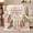 Christmas Princess, variant on Bloom decorative motif Watercolor Floral, Cozy Friendship Quote Scene, Warm Flannel Blanket for Living Room and Reading Nook, Art Lovers Encouragement Gift, Artistic Home Decor