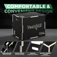 thumbnail image 4 of Caja pliométrica Yes4All 3 en 1 de madera antideslizante 51 cm 46 cm 41 cm, 4 of 7