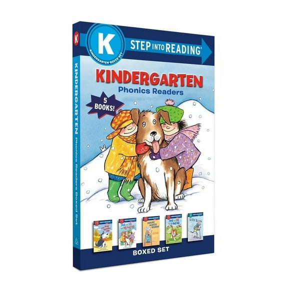 Step Into Reading Kindergarten Phonics Readers Boxed Set: Jack and Jill and Big Dog Bill, the Pup Speaks Up, Jack and Jill and T-Ball Bill, (Paperback)