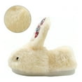thumbnail image 6 of XIMIN Toddler Slippers Boy Girl Bunny Slippers Plush Rabbit Fuzzy Furry House Slippers Cute Non-Slip Warm Winter Shoes Suitable for Indoor and Outdoor Kids Winter Warm Slippers, 6 of 6