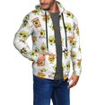 thumbnail image 3 of Zip Up Hoodies for Men - Kawaii Mexican Avocado Long Sleeve Comfrt Men'S Fashion Hoodies & Sweatshirts, Jackets for Men Hoodies Pullover Clothing Clothes with Pouch, 3 of 5