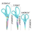 thumbnail image 5 of Sewing Scissors Titanium Alloy Blade Multi-purpose Scissors Set 3, Xinsrenus Under $5! Sewing Scissors Titanium Alloy, 5 of 5