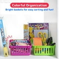 thumbnail image 4 of Classroom Storage Baskets Crayon and Pencill Container - Classroom Organization - Crayon Holder - Storage Basket, Shelf & Desk Organizer - Classrooms, Office Desk, Small Desk, and Toy Storage, 4 of 6