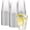 Silver, variant on PLASTICPRO Plastic Cups for Party 7 oz Plastic Tumblers Clear Disposable Cups, 50 Pack