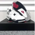 thumbnail image 2 of Ni - ke Size 10.5 - Ni - ke Air Jordan 4 Retro Shoes "White Cement" Fire Red (FV5029-100), 2 of 3
