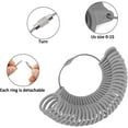 thumbnail image 3 of LAICAIW Ring Size Measuring Tool, Ring Sizer Tool Plastic Ring Mandrel & Ring Sizer Guage, Four Size Ring Stick Jewelry Mandrel and Ring Gauge Finger Sizing for Jewelry Making, 3 of 7