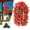 Orange-red, variant on Homesteed Artificial Bougainvillea Hanging Flowers Outdoor Faux Trailing Vines Realistic Fake Plants for Porch Patio Garden Home Decor