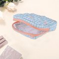 thumbnail image 3 of Unique Bargains 1 Pc Lady Portable Square Lipstick Bag for Travel Blue Polyester, 3 of 6