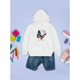 thumbnail image 3 of Freedom Butterfly Hoodie Juniors -Image by Shutterstock,  Small, 3 of 4