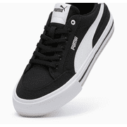 Puma Court Classic Vulcanized Formstrip, Black/White, Men's Size 12