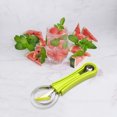 thumbnail image 4 of Rebanador De Melón Cortador de sandía 4 en 1 cuchillo para tallar frutas herramienta de cocina para cavar melones Sywqhk Libre de BPA, 4 of 6