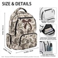 thumbnail image 4 of Bulopur Duck Camo Brown Bow Print Kids Backpack Set 4 Pcs Durable Outdoor Girls Book Bag with Lunch Bag, Pencil Case and Water Bottle Cover for Elementary Girls Ages 6-12, 4 of 7