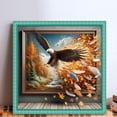 thumbnail image 2 of Bordado Eco-Cotton Thread 14CT Kit punto cruzado Eagle impreso 40x40cm, 2 of 9