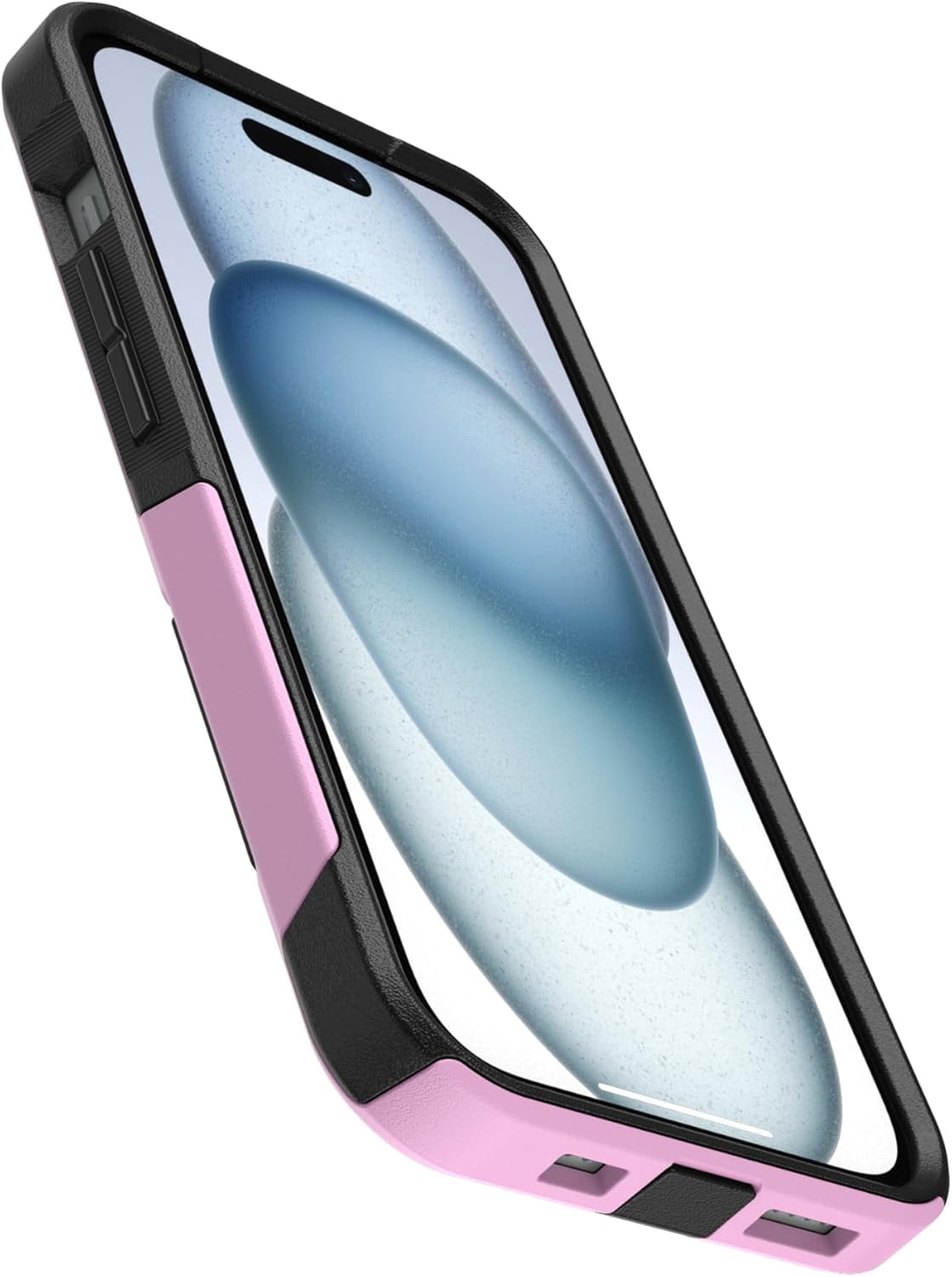 OtterBox iPhone 16e, 15, 14, & 13 Commuter Series Case - Lavender Eclipse (Pink & Black) - Slim & Tough - Pocket-Friendly - with Port Protection