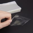thumbnail image 2 of 1Bag OPP Cellophane Bags Rectangle Clear 10x7cm Unilateral Thickness: 0.0035mm 600pcs/bag, 2 of 5