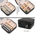 thumbnail image 5 of Travel Jewelry Case and Organizer with Mirror - Gift for Women and Girls, 5 of 6