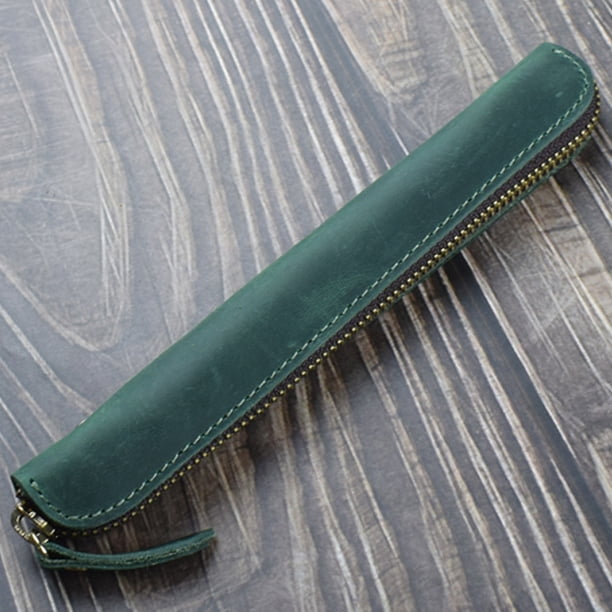 Premium Genuine Leather Pen Case - Perfect for Single Pens!