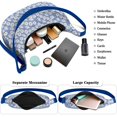 thumbnail image 4 of Lightweight Hobo Bag featuring Daisy Artwork Adjustable Strap Smooth Zipper Nylon Material Perfect for Daily Use and Travel, 4 of 5