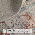thumbnail image 3 of OldPAPA Boho Persian Area Rug - 4'x6' Washable Rugs for Living Room,Machine Washable Rug with Non-Slip,Small Rug Vintage Accent Low Pile Rug for Entryway Bedroom Bathroom Dining Door Mat, 3 of 9